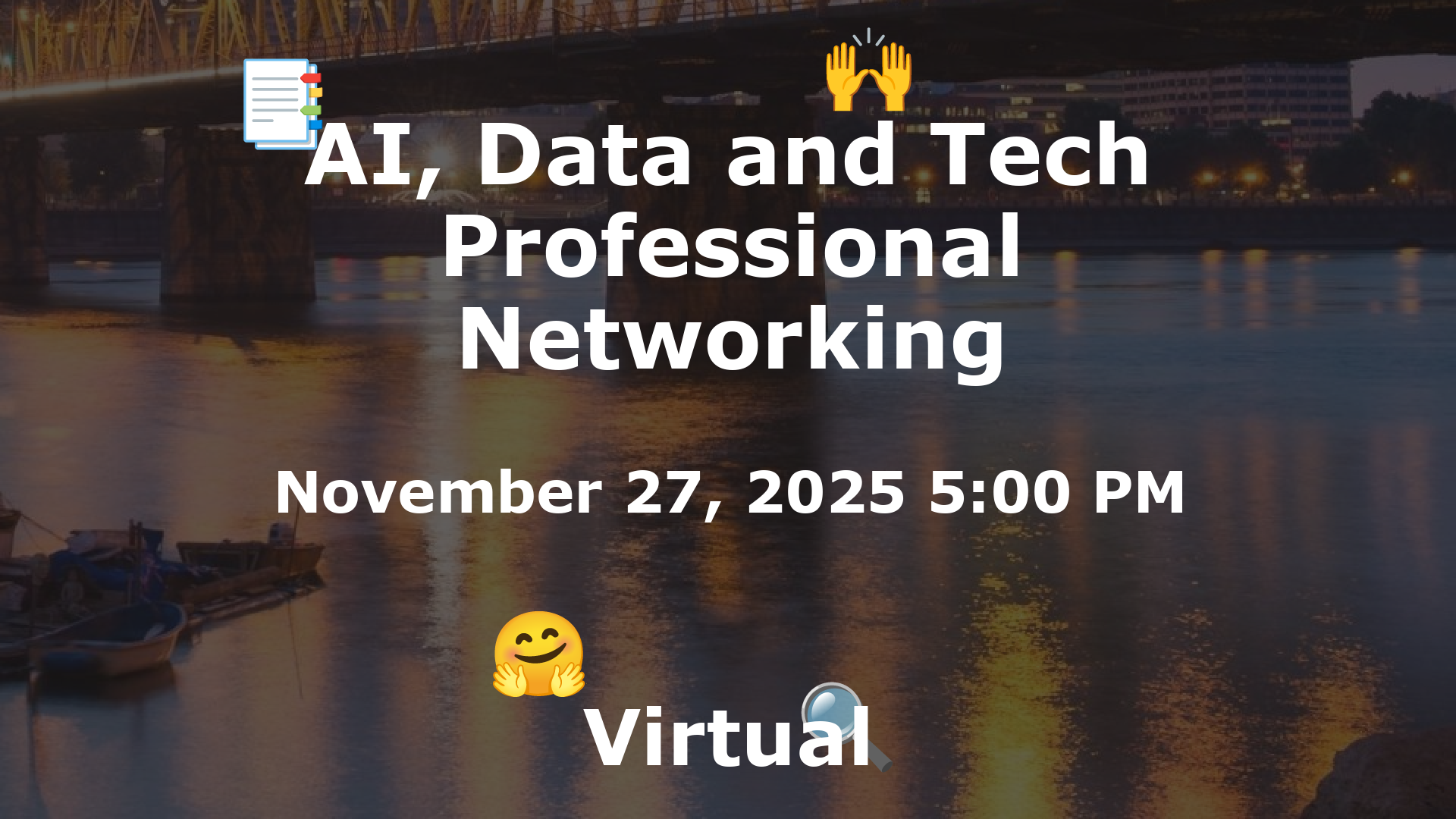 AI, Data and Tech Professional Networking event image